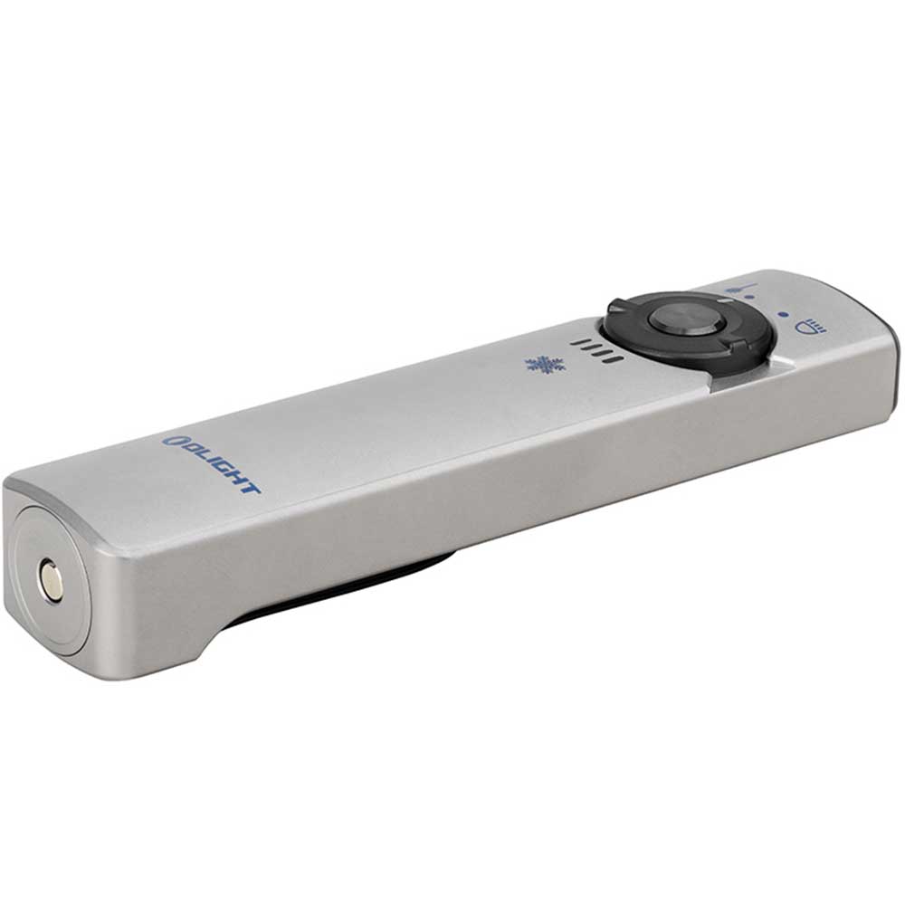 Latarka ze wskaźnikiem laserowym Olight Arkfeld Winter 3 Titanium - 1000 lumenów