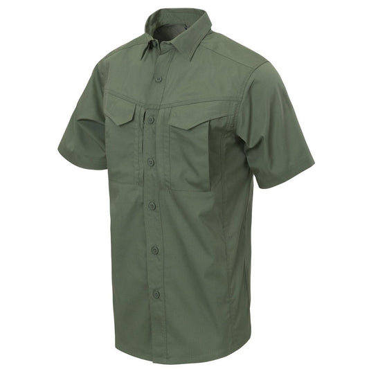 Koszula Helikon Defender Mk2 PolyCotton Ripstop Short Sleeve - Olive Green