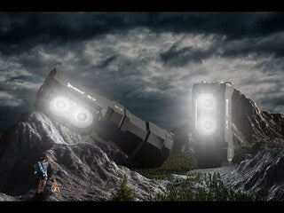 Latarka Wuben E7 6500K Black - 1800 lumenów