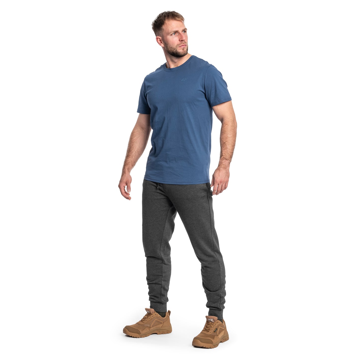 Koszulka T-Shirt 4F TTSHM0876 - Denim