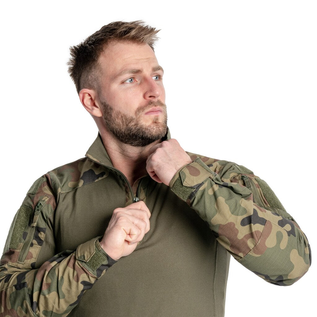 Bluza Helikon MCDU Combat Shirt NyCo Rip-Stop - wz.93 Pantera PL Woodland