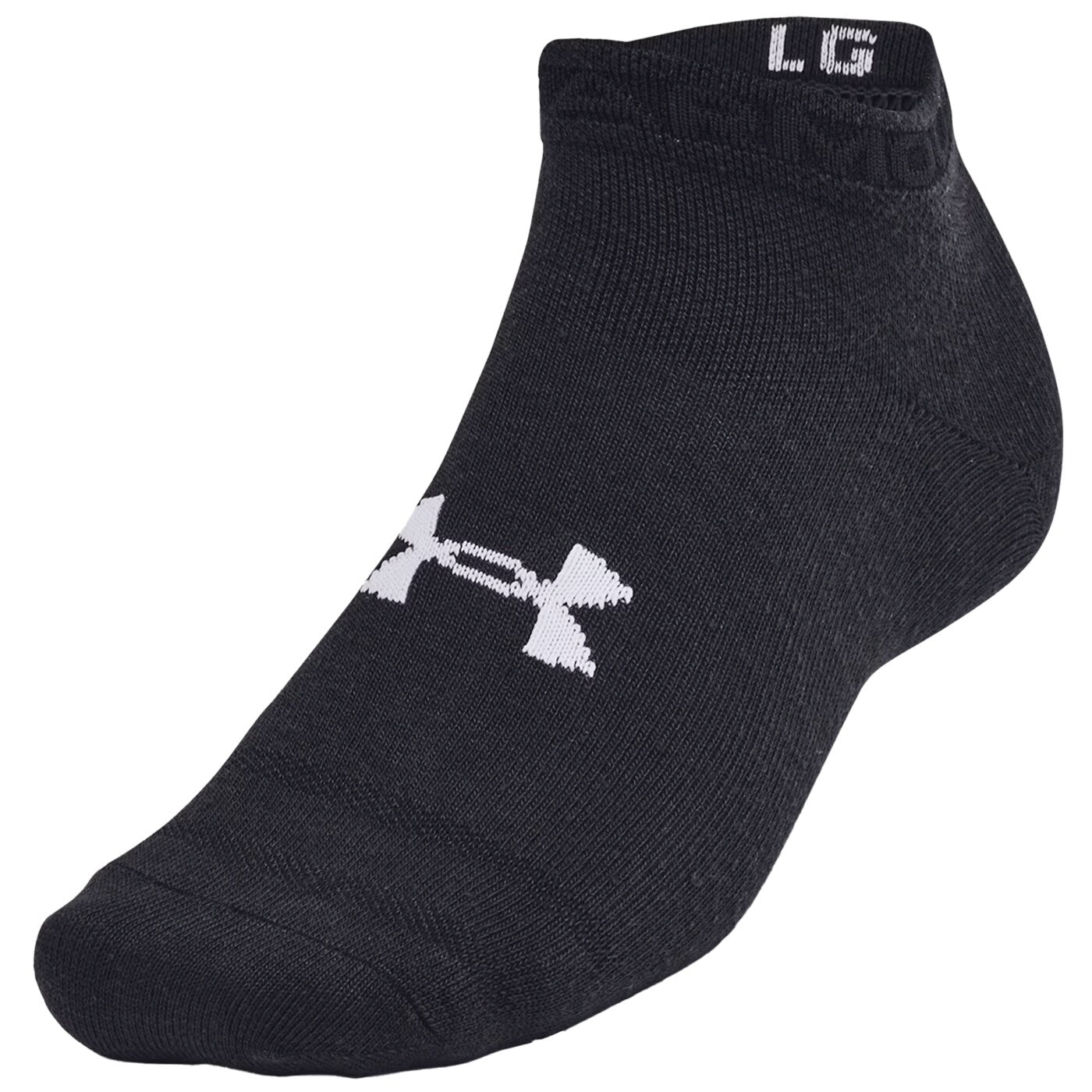 Skarpety Under Armour Essential Low Cut Black/Halo Grey - 6 par