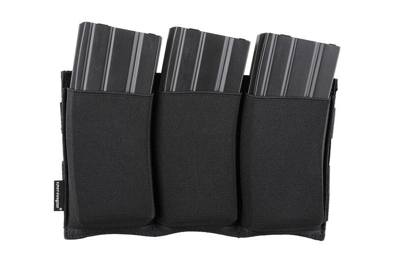 Potrójna ładownica Emerson Speed na magazynki M4/M16 - czarna