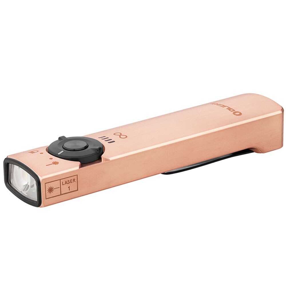 Latarka ze wskaźnikiem laserowym Olight Arkfeld Eternal 3 Copper - 1000 lumenów