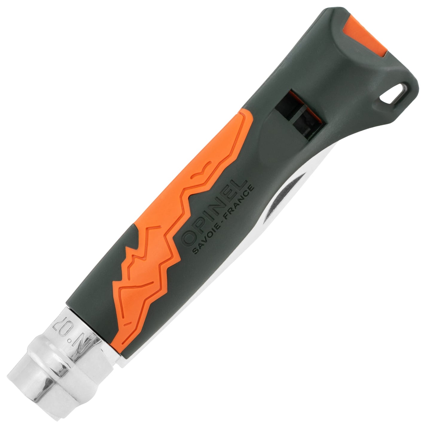 Nóż składany Opinel No.07 Outdoor Junior - Khaki/Orange