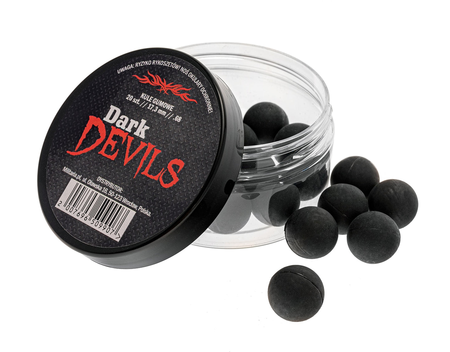 Kule gumowe RAM Dark Devils .68 20 szt.