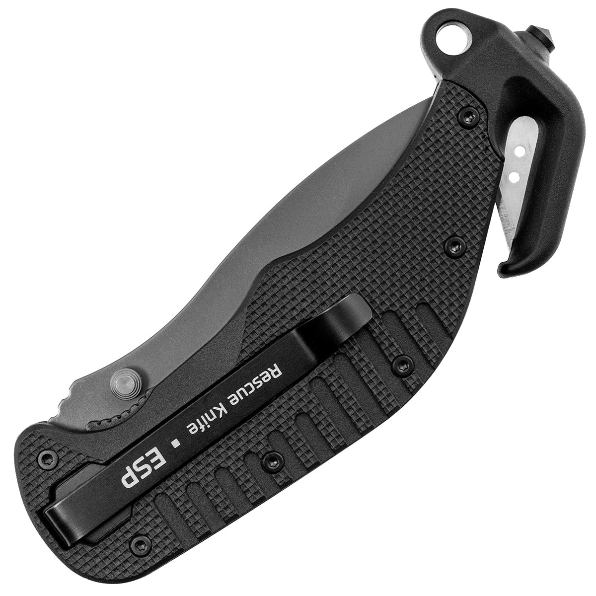 Nóż składany ratowniczy ESP RK-01-S Rescue Knife - Black