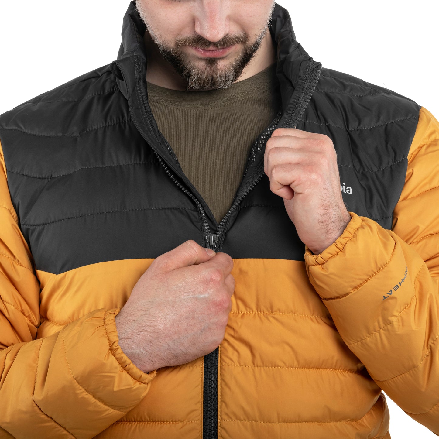 Kurtka Columbia Powder Lite Jacket - Raw Honey / Shark