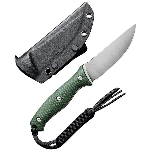 Nóż Civivi Stormridge Satin Nitro-V Canvas Micarta - Green