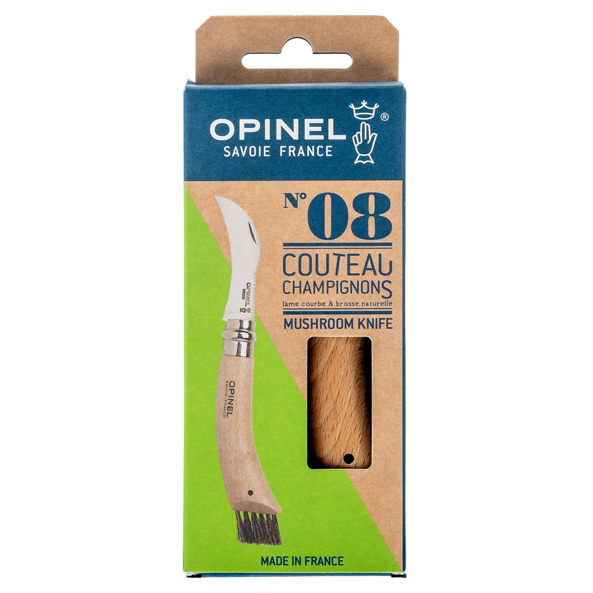 Nóż składany Opinel No.8 Mushroom do zbierania grzybów