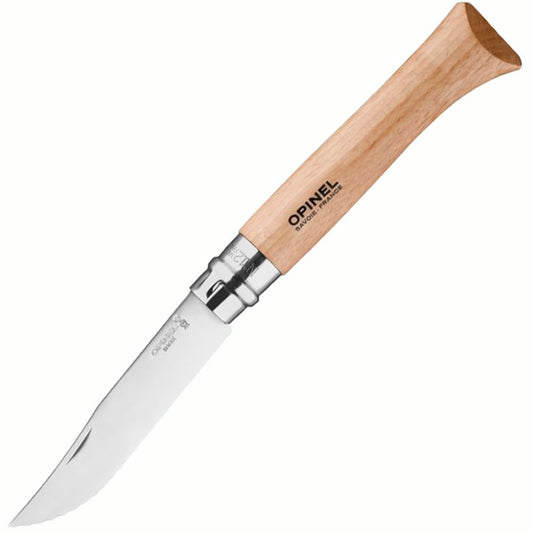 Nóż składany Opinel No.12 Inox Serrated - Natural