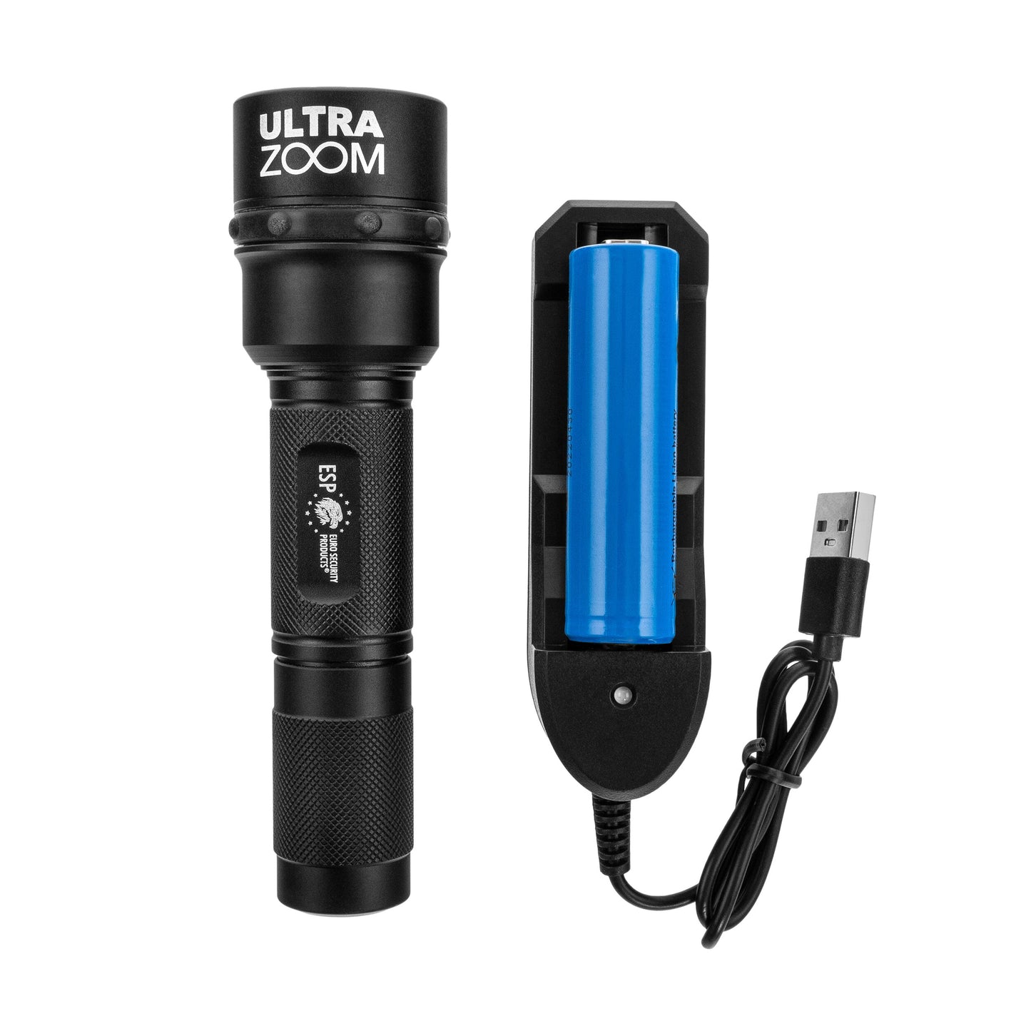Latarka taktyczna ESP Helios Ultrazoom-R - 200 lumenów