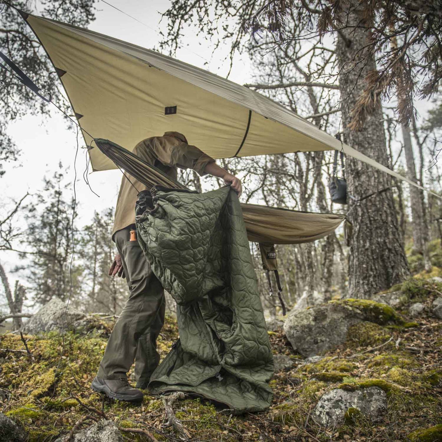 Ponczo Helikon Swagman Roll Basic - Olive Green