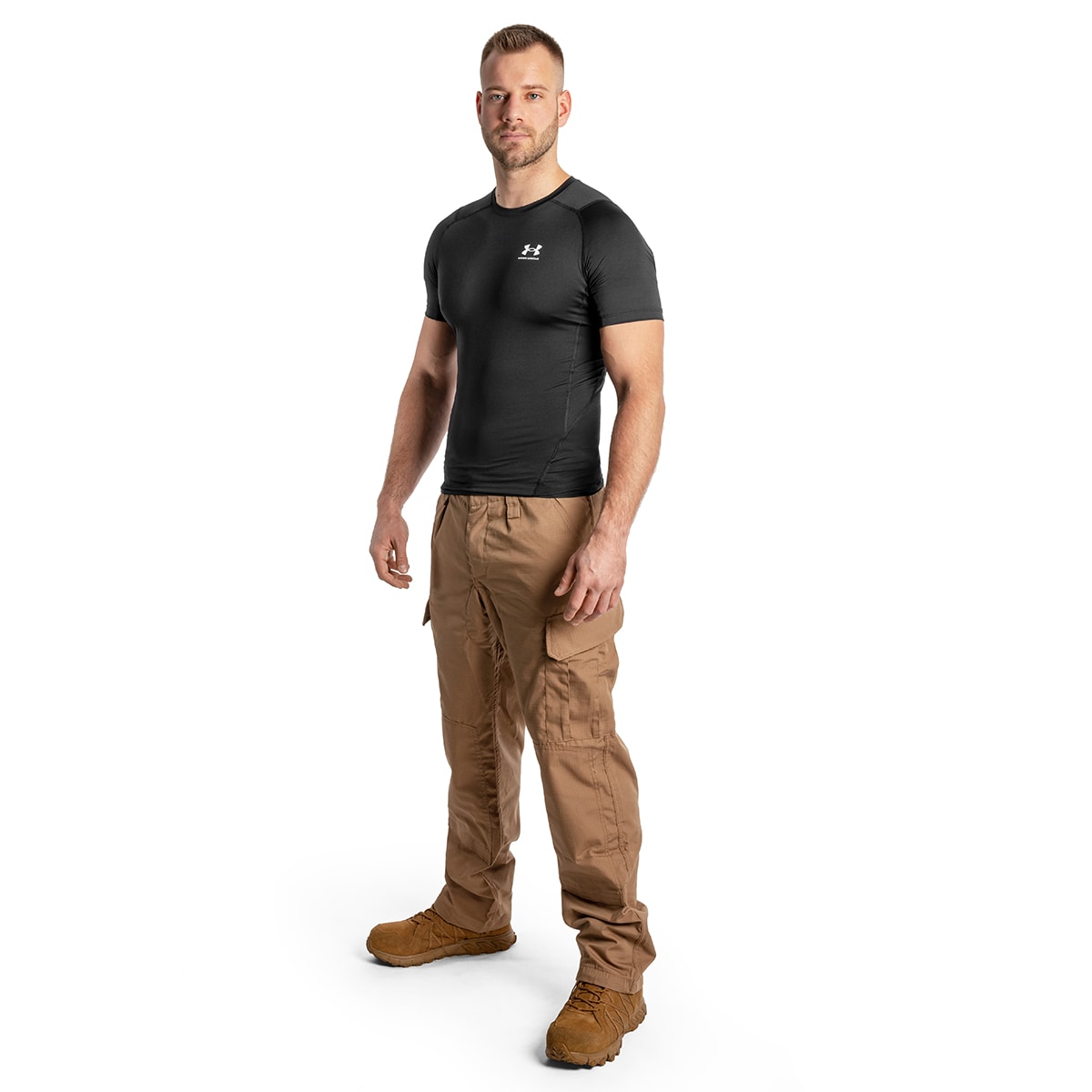Koszulka termoaktywna Under Armour HeatGear Armour Short Sleeve - Black