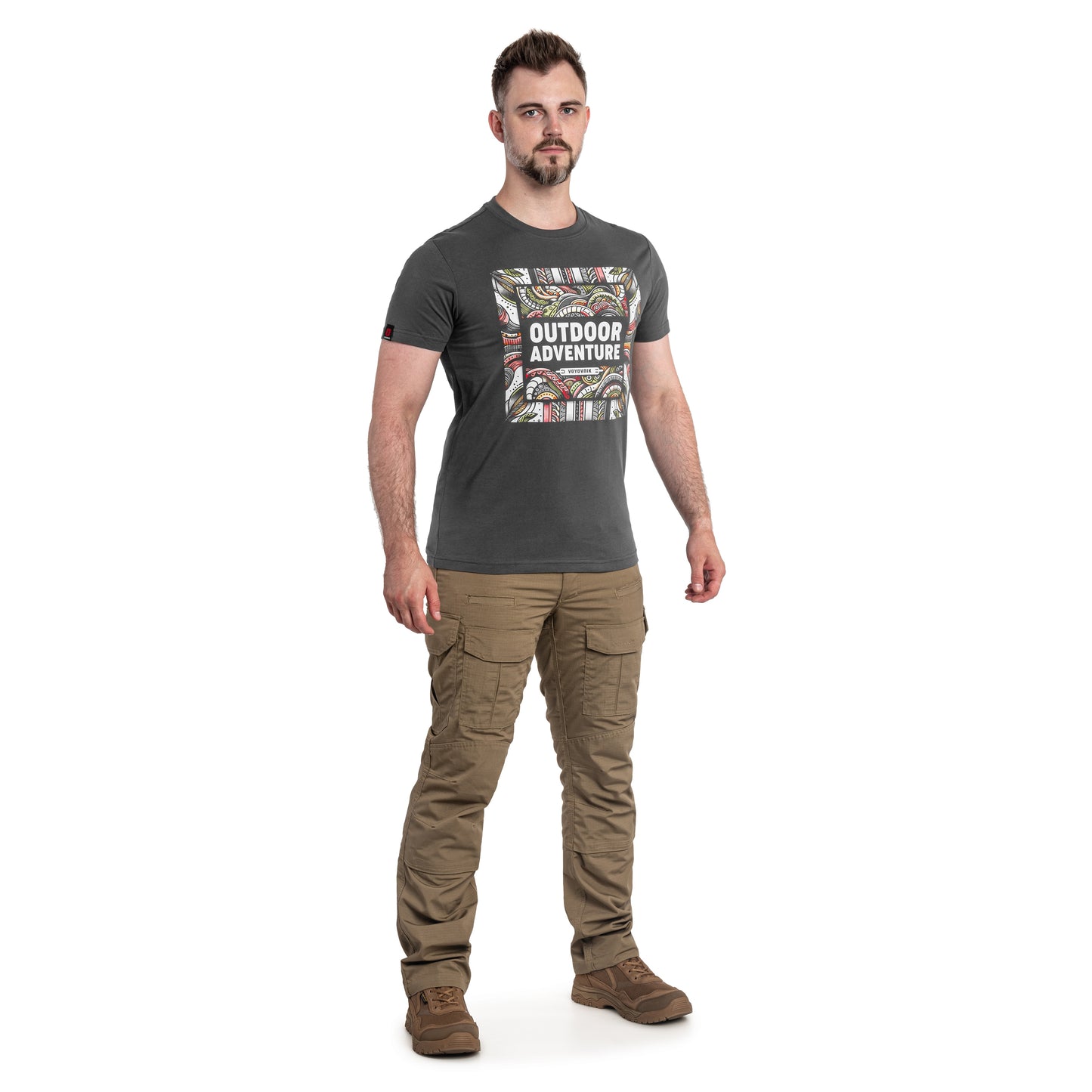 Koszulka T-shirt Voyovnik Outdoor Adventure - Szara