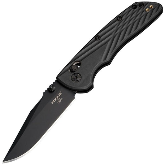 Nóż składany Hogue Deka 3.25" Clip-Point Black Cerakote - Black