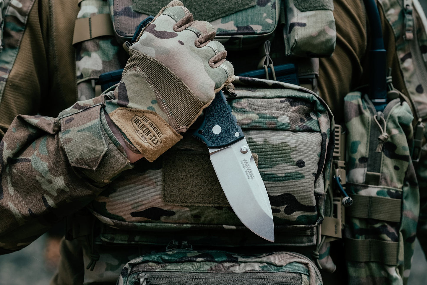 Rękawice Helikon Range Tactical - MultiCam/Coyote