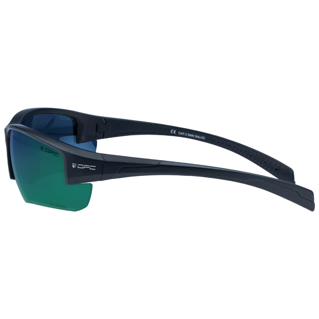 Okulary przeciwsłoneczne OPC Extreme San Salvo - Matt Black/Green