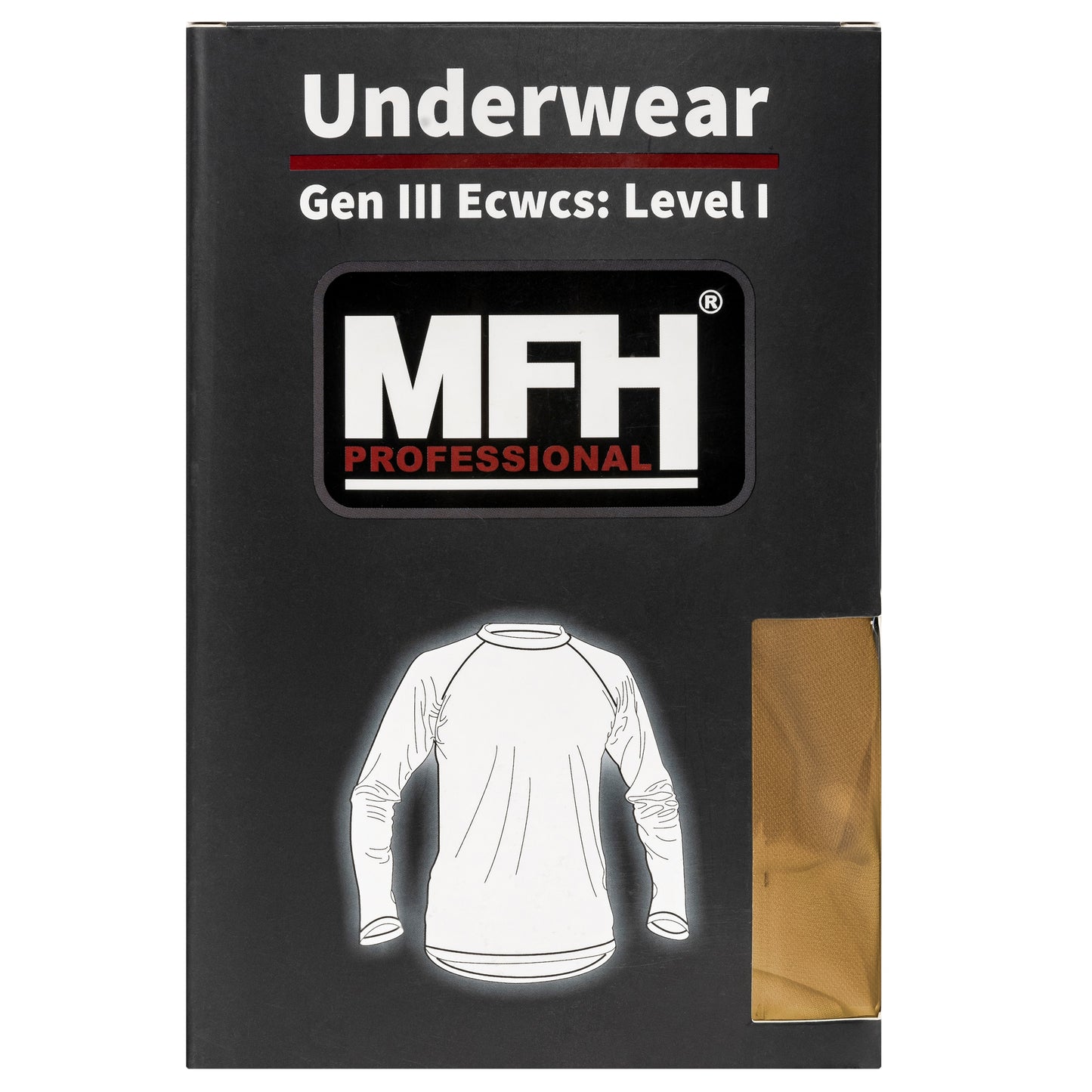 Koszulka termoaktywna MFH US Level I GEN III - Coyote