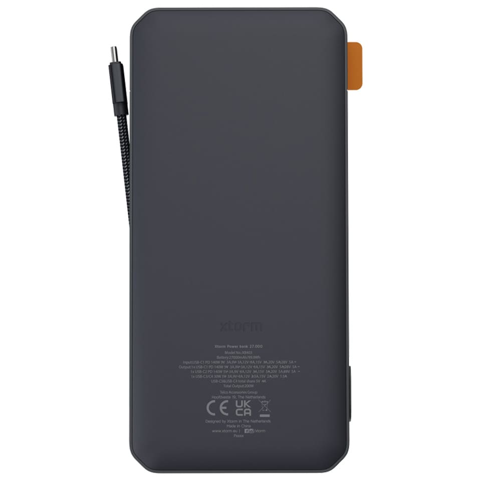 Powerbank Xtorm Titan Ultra 27000 mAh 200 W - Midnight Black