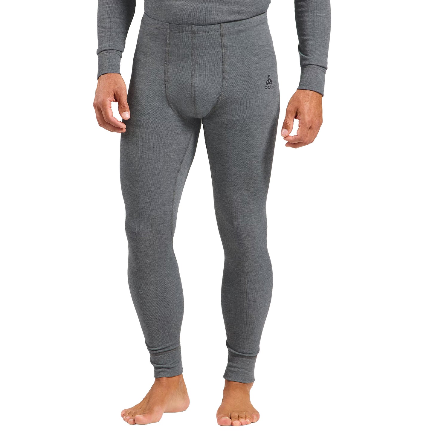 Legginsy termoaktywne Odlo Active Warm - Odlo Steel Grey Melange