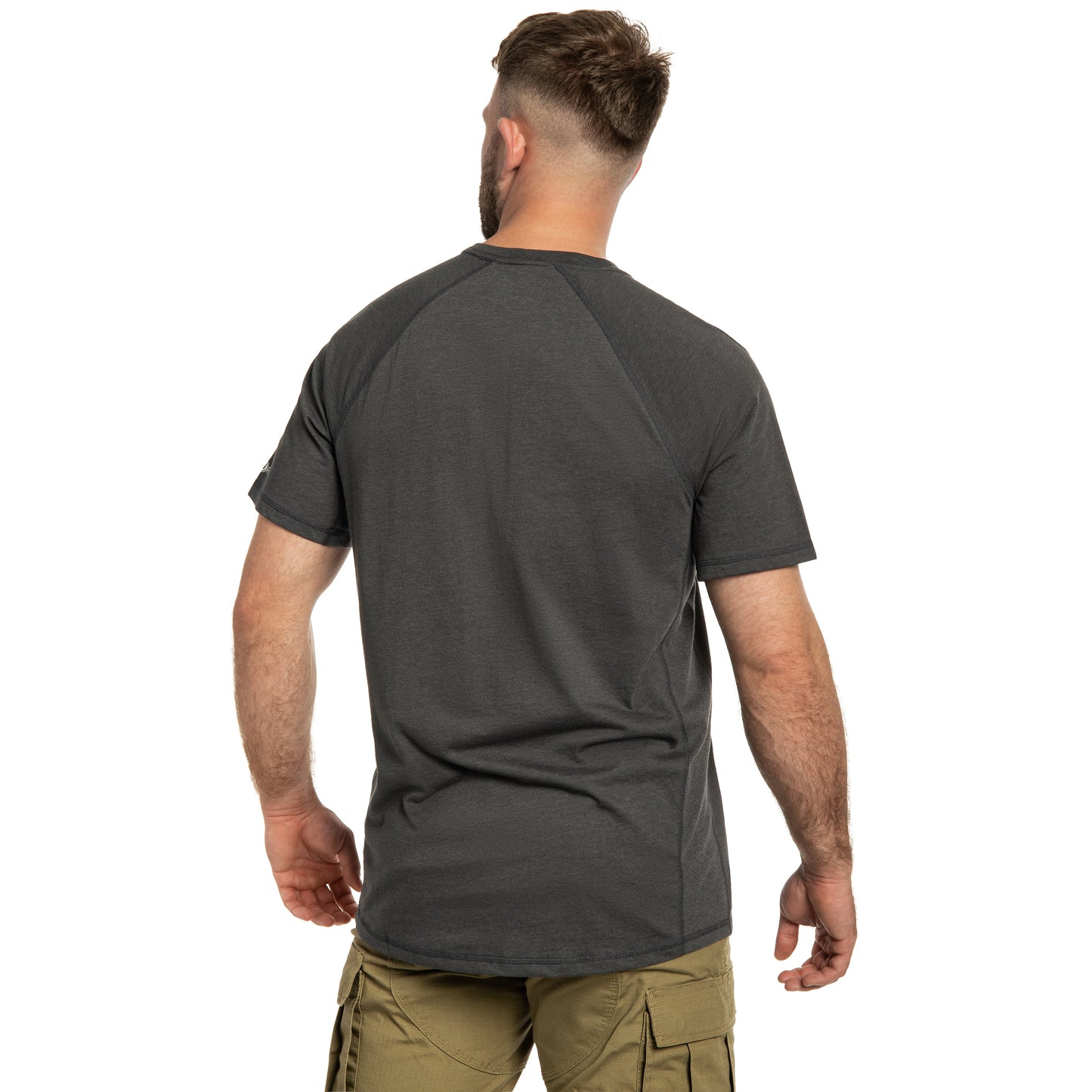 Koszulka Carhartt Force Midweight S/S Logo Graphic - Carbon Heather
