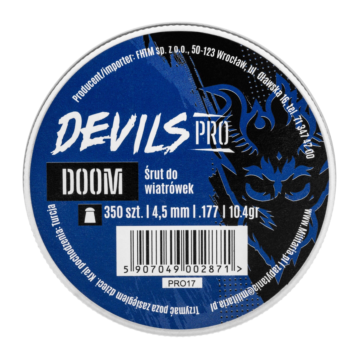 Śrut Devils Pro Middle Doom 4,5 mm - 350 szt.