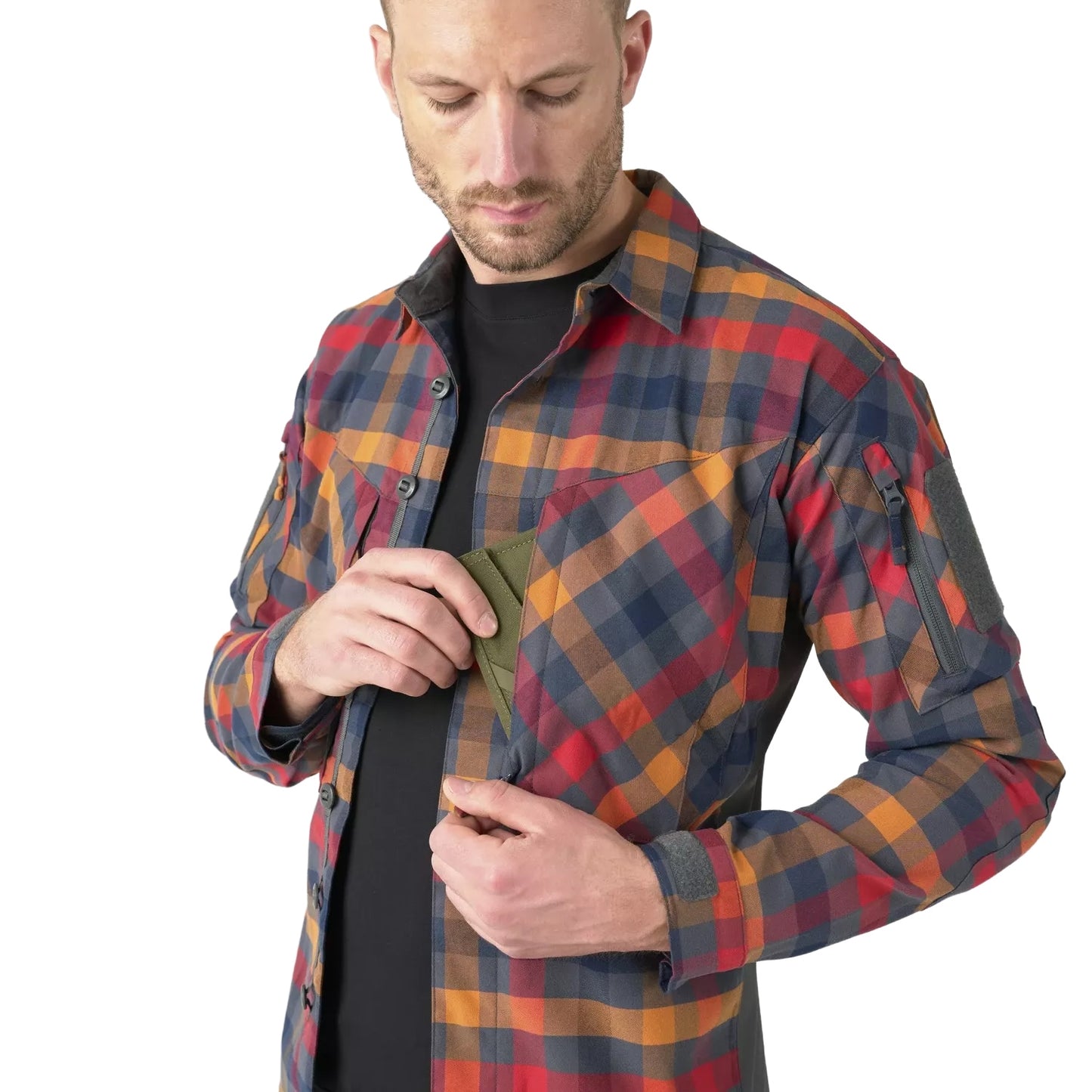 Koszula Helikon MBDU Nylon Sorona Blend - Dark Autumn Checkered