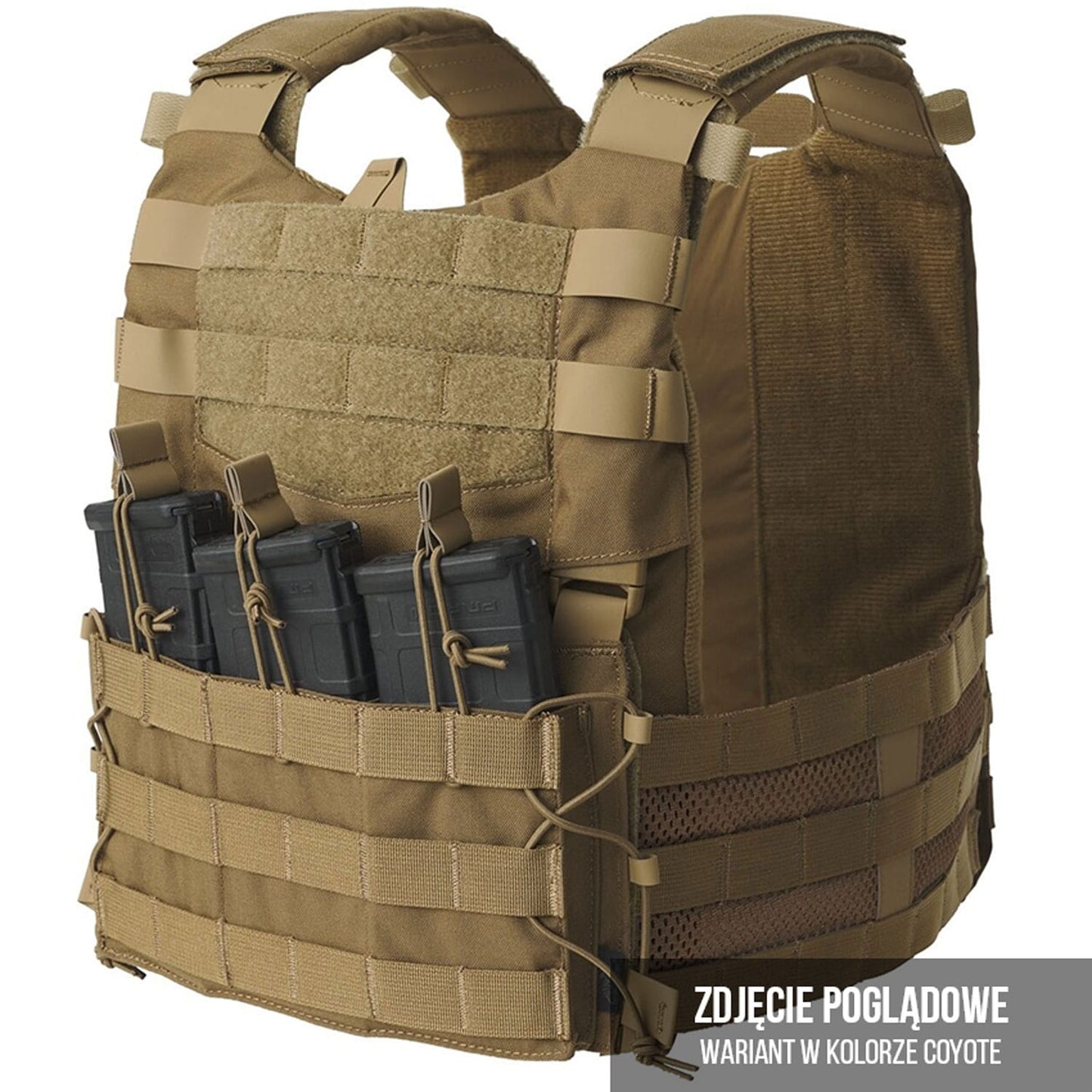 Modułowa kamizelka taktyczna Helikon Guardian Military Set MultiCam Black - na płyty L