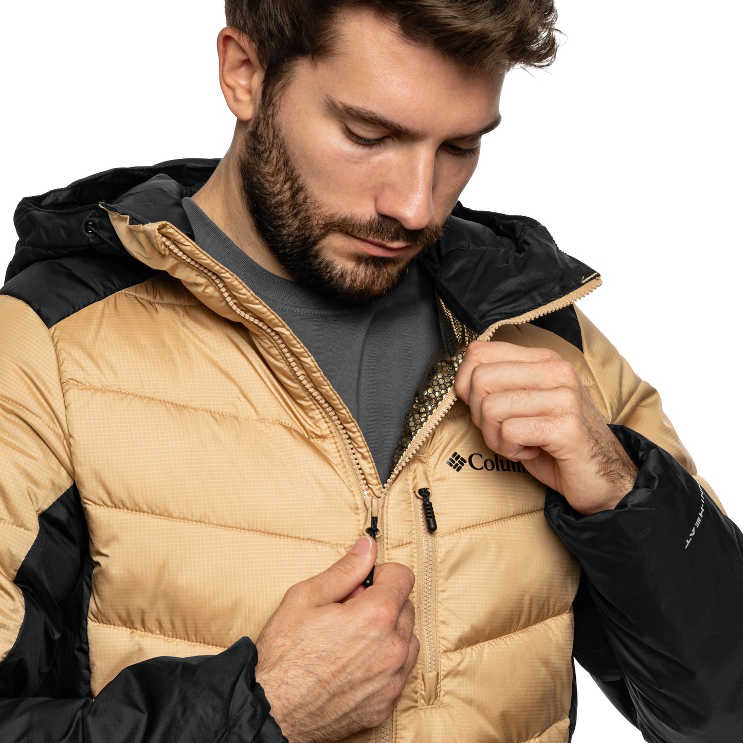 Kurtka Columbia Labyrinth Loop II Insulated Hooded - Canoe/Black