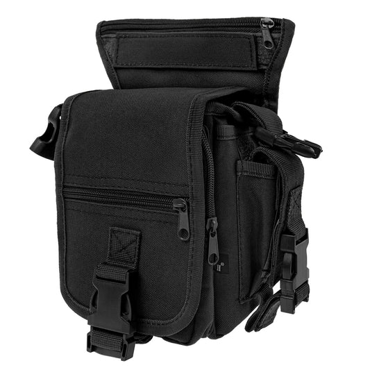 Torba biodrowa MFH z mocowaniem na udo - Black