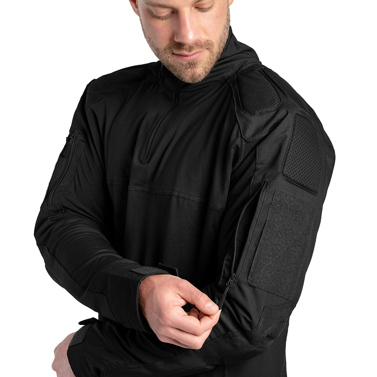Bluza Mil-Tec Combat Shirt Chimera - Black