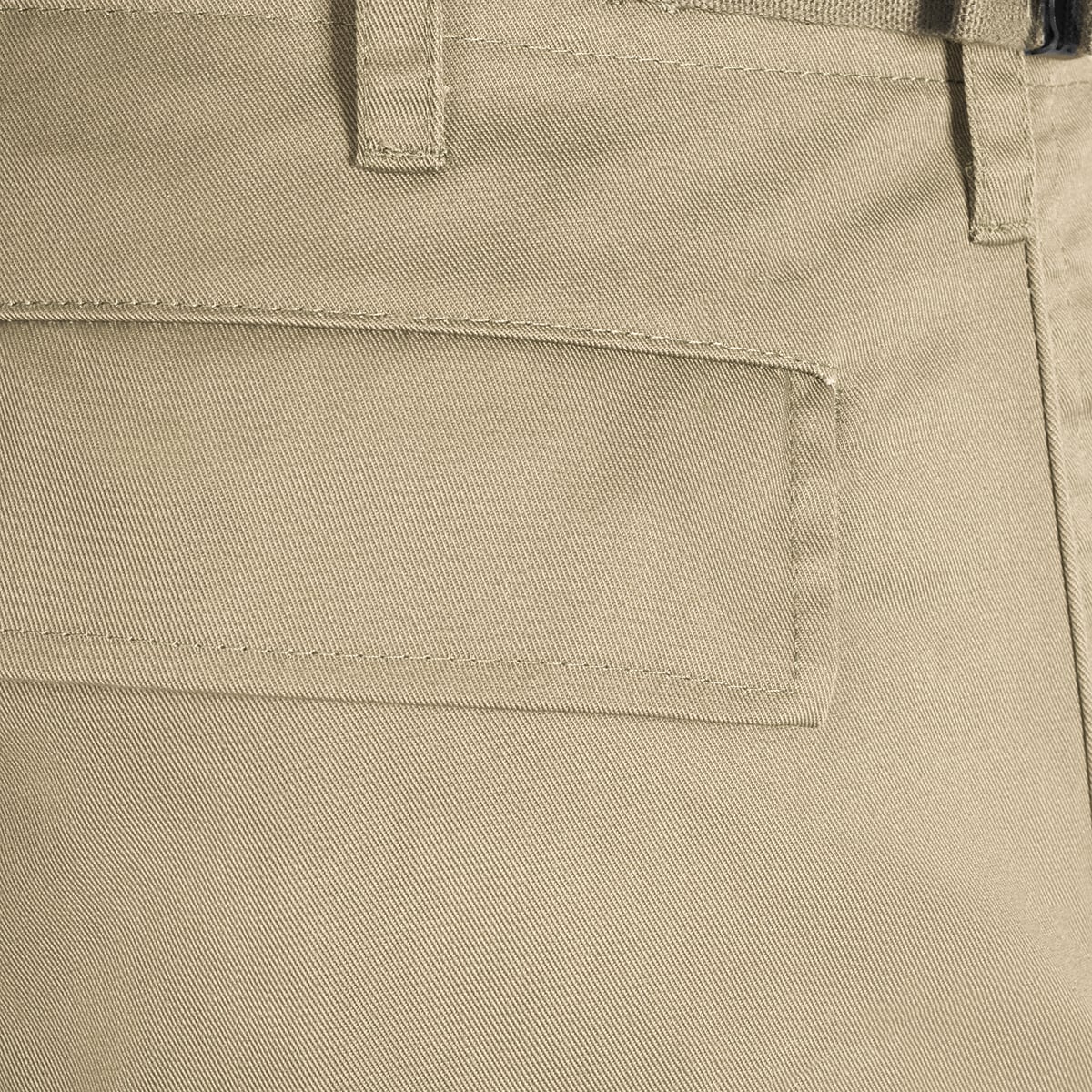 Spodnie wojskowe Mil-Tec wzmacniane BDU Khaki