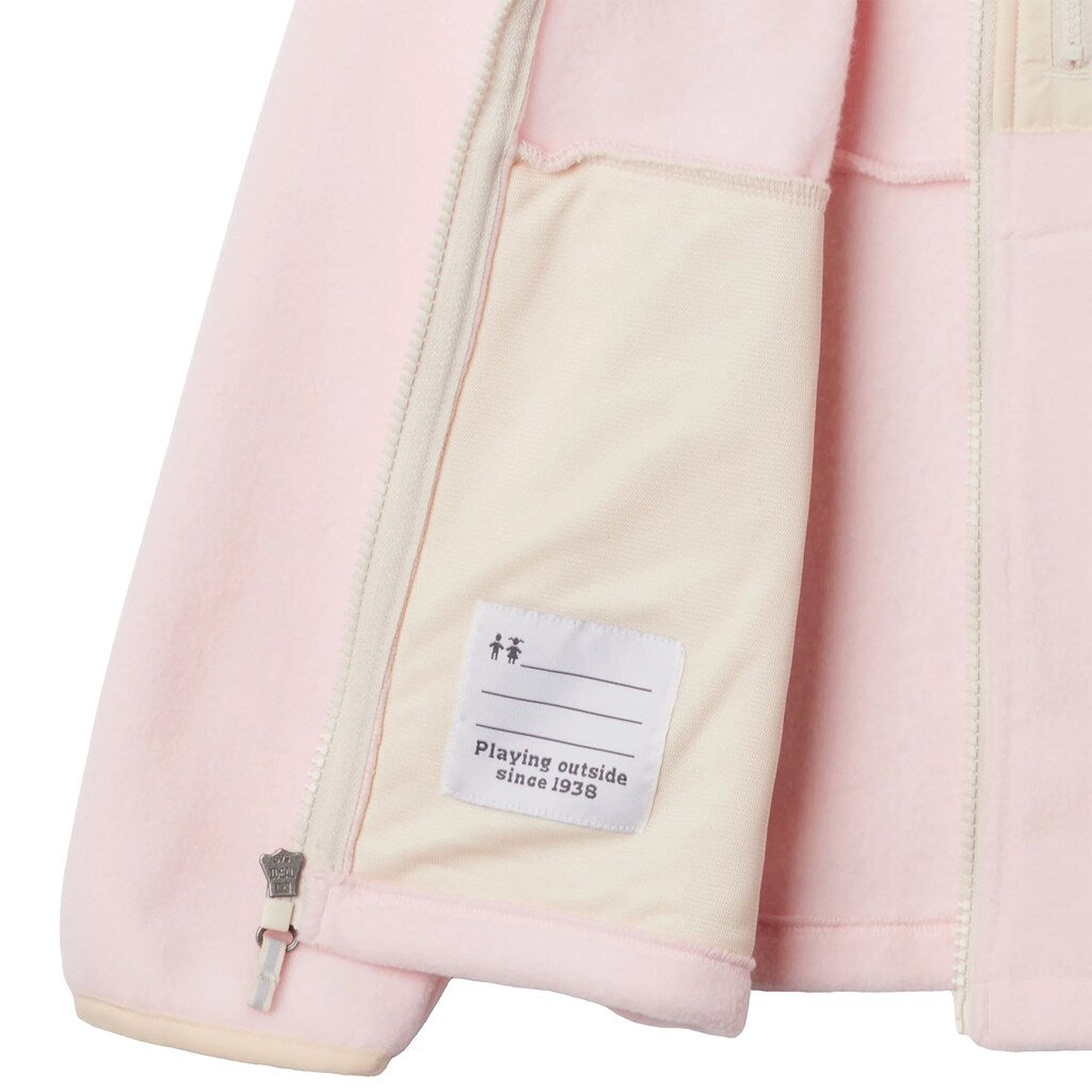 Polar dziecięcy Columbia Youth Fast Trek IV Full Zip - Satin Pink/Chalk