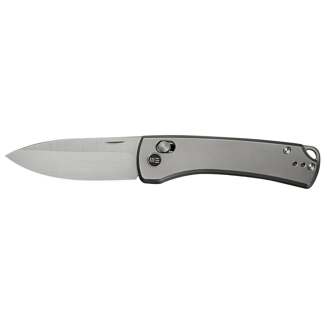 Nóż składany WE Knife Nightblade - Polished Bead Blasted Titanium