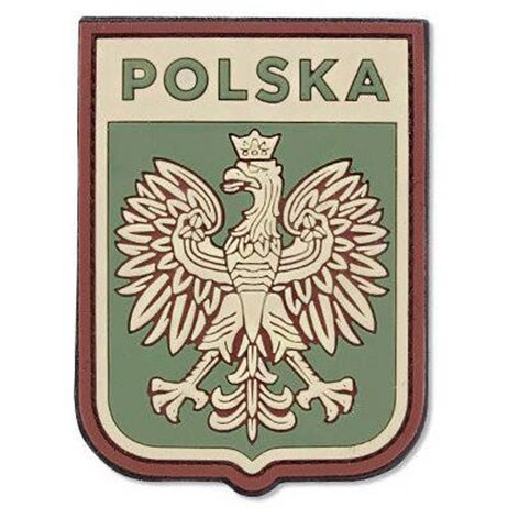 Naszywka 101 Inc. 3D Polska herb - multicamo
