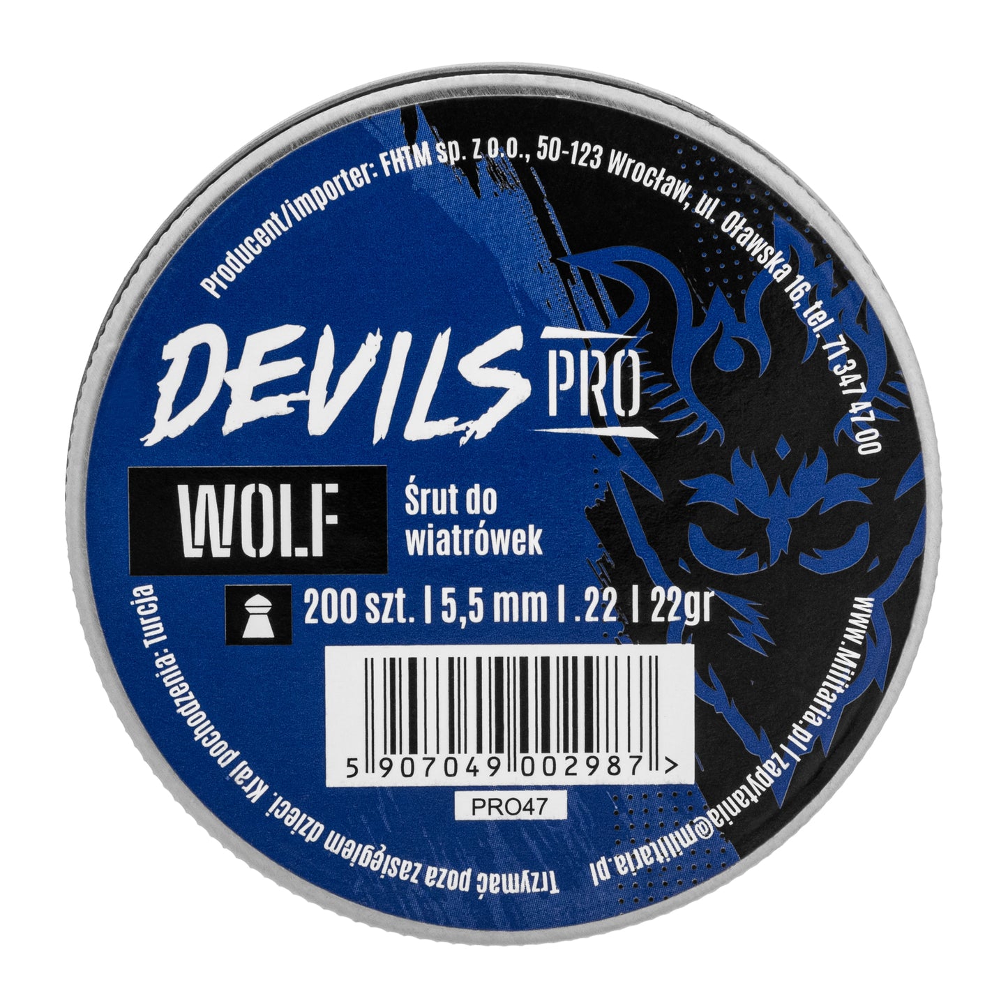 Śrut Devils Pro Wolf 5,5 mm 200 szt.