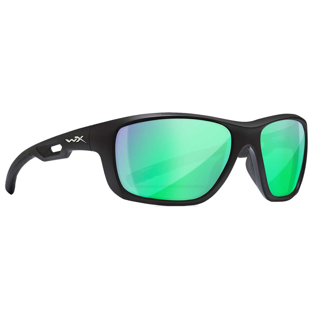 Okulary taktyczne Wiley X WX Aspect Captivate - Polarized Green Mirror/Matte Black