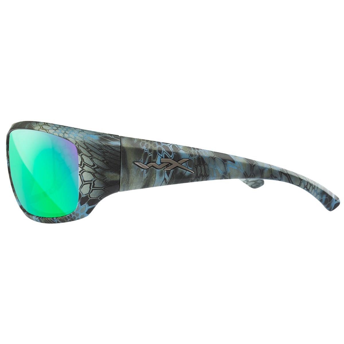 Okulary taktyczne Wiley X Omega - Captivate Polarized Green Mirror/Kryptek Neptune
