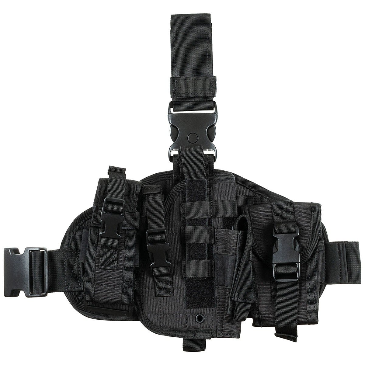 Panel udowy MFH MOLLE z kaburą - Black