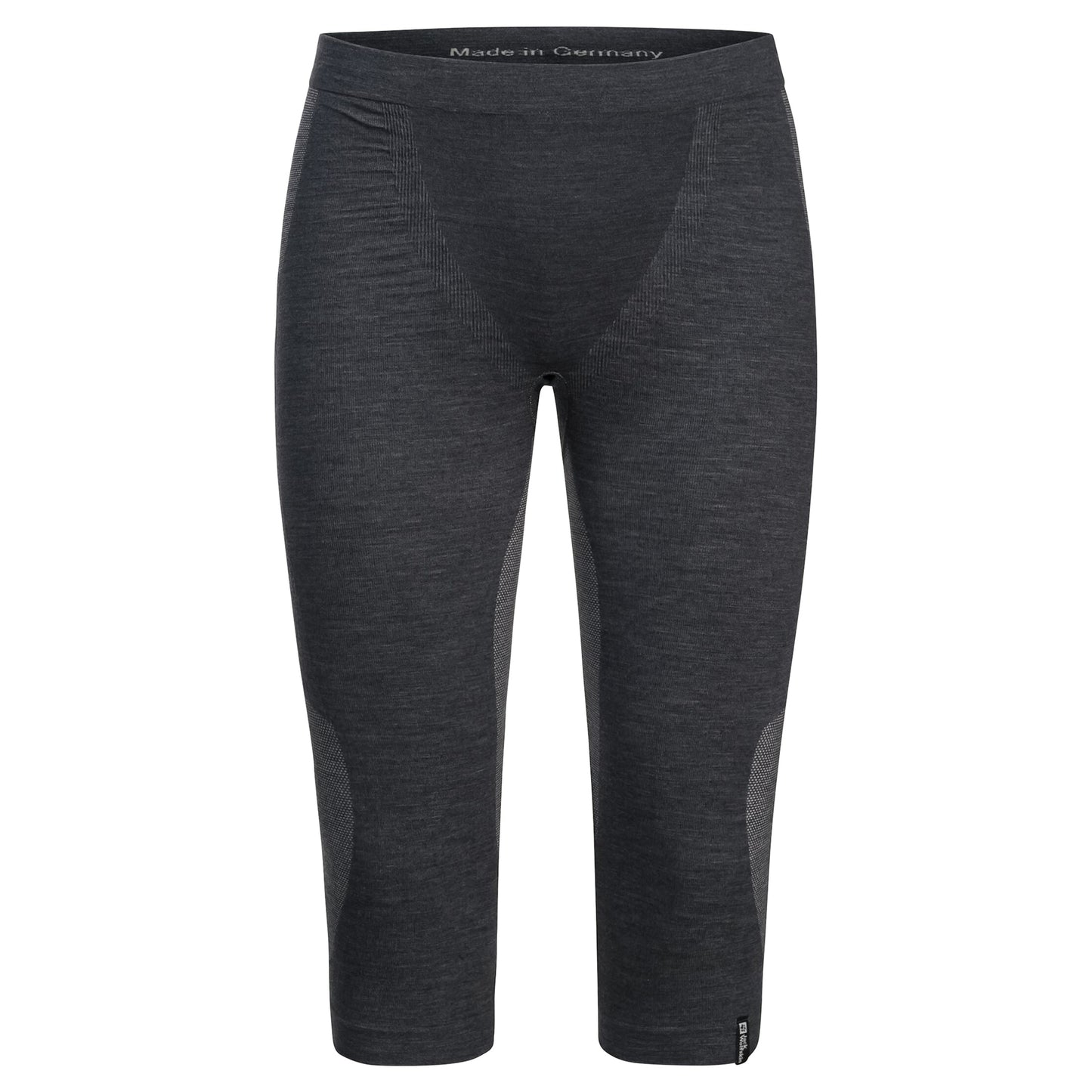 Legginsy termoaktywne męskie Jack Wolfskin Seamless Wool Pants - Phantom