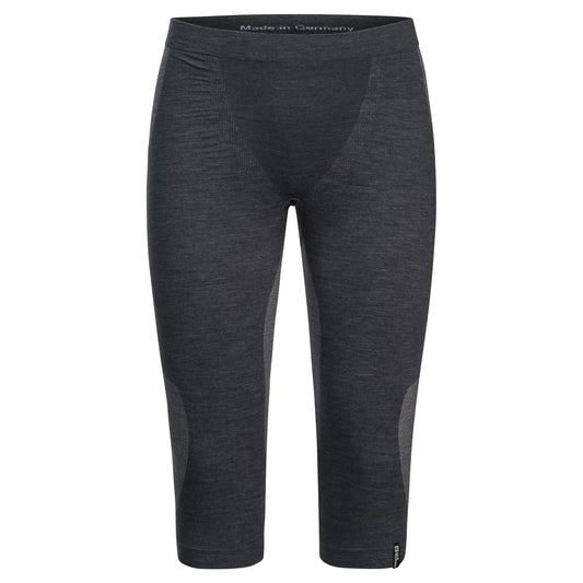 Legginsy termoaktywne męskie Jack Wolfskin Seamless Wool Pants - Phantom