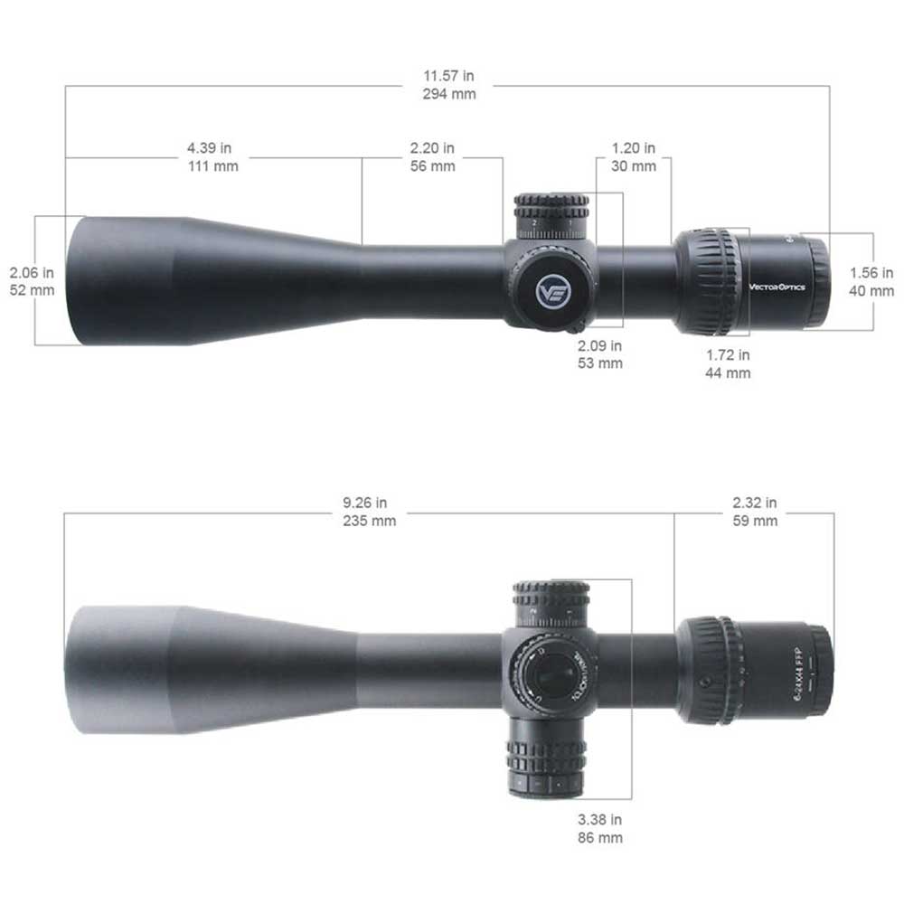Luneta celownicza Vector Optics Veyron 6-24x44 First Focal Plane IR