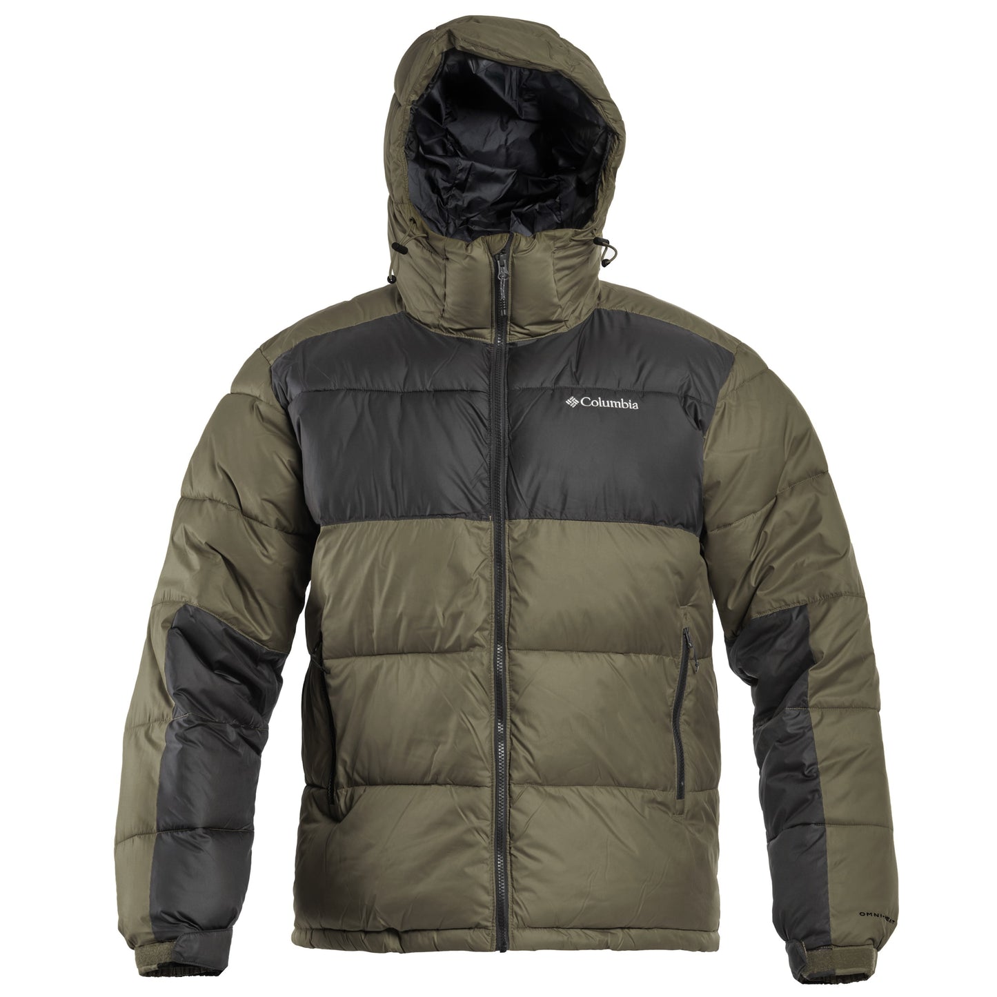 Kurtka Columbia Pike Lake II Hooded Puffer - Stone Green/Shark