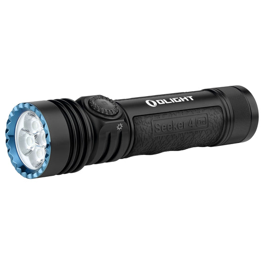 Latarka taktyczno-poszukiwawcza Olight Seeker 4 Pro Cool White Matte Black - 4600 lumenów