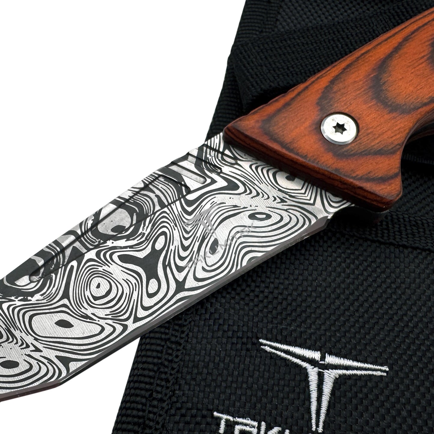 Nóż Takumitak Bloodstrike - Damascus/Wood