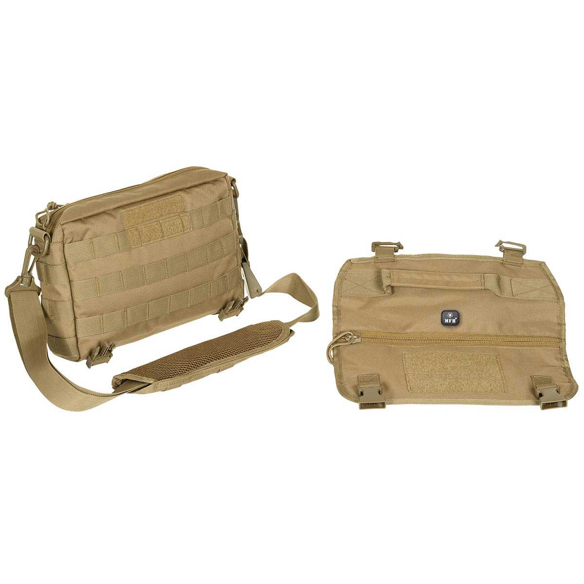 Torba na ramię MFH Shoulder Bag Molle 4 l - Coyote