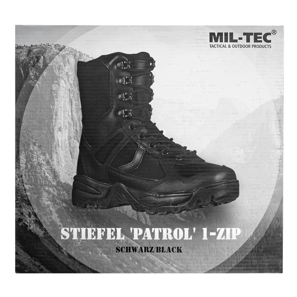 Buty Mil-Tec Patrol One Zip Black