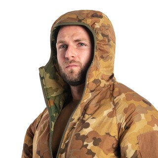 Kurtka dwustronna Helikon Wolfhound Hoodie - Mitchell Camo Leaf/Mitchell Camo Clouds