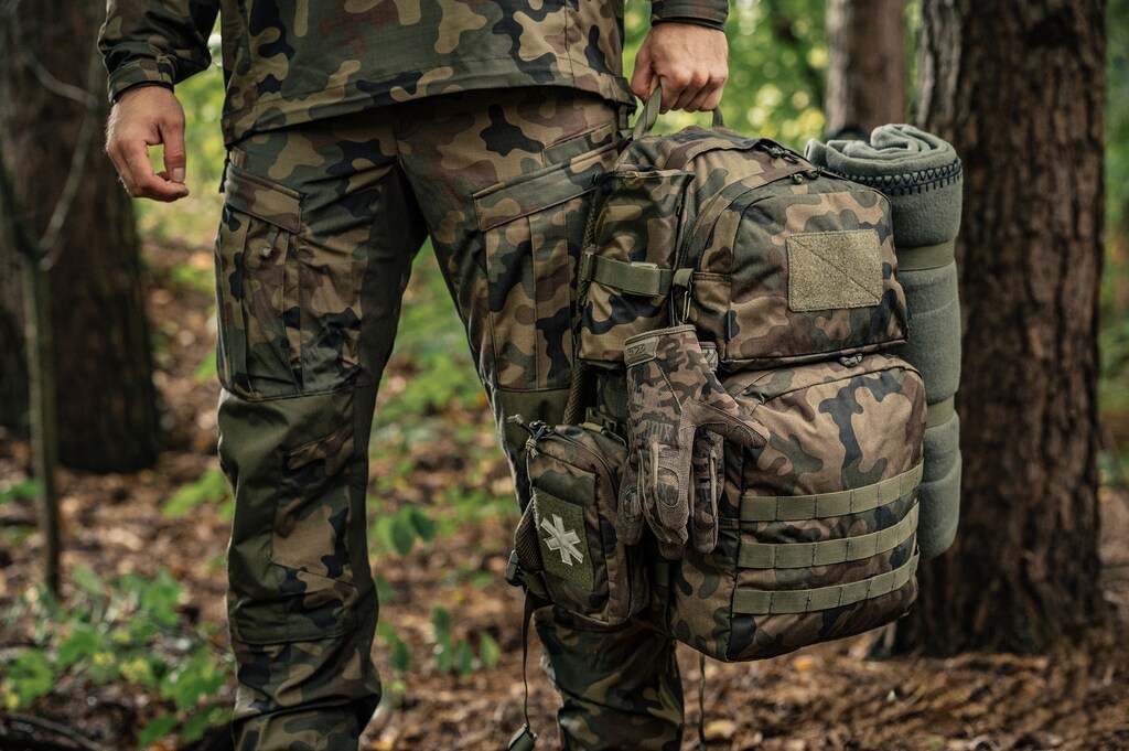 Płachta biwakowa Helikon Supertarp Small - wz.93 Pantera PL Woodland